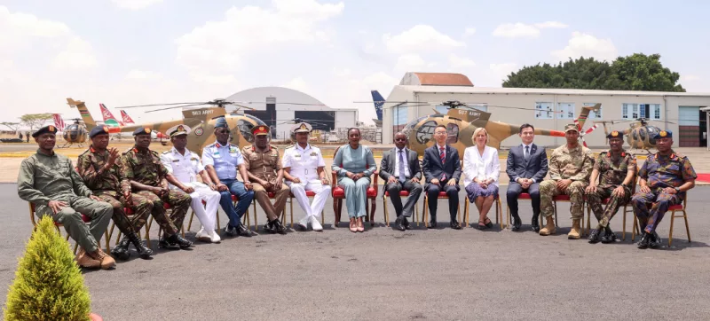 Handutut Kenya Army receives eight helicopters in US-South Korea deal