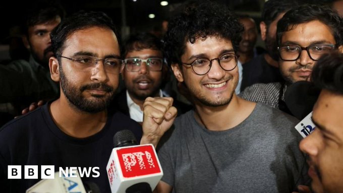 Saurav Das and Ashutosh Ranka have spent a week in jail after being accused of trespassing