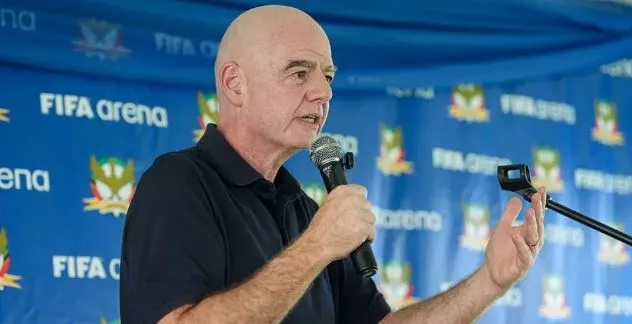 Gianni Infantino has been president of Fifa since 2016 and is standing for re-election for a third time./SCREENGRAB