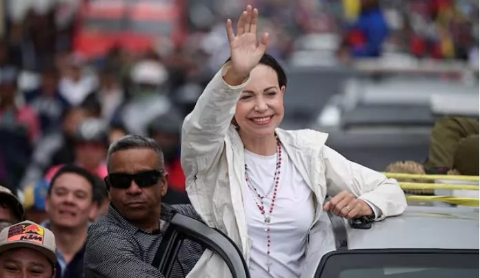 Venezuelan opposition leader María Corina Machado./SCREENGRAB