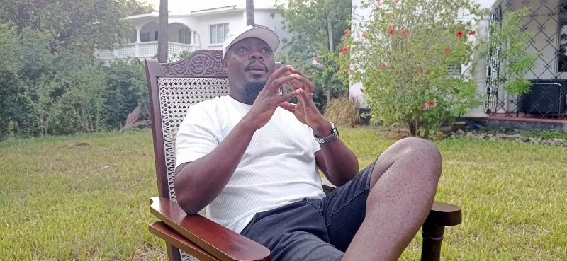 AAK Coast branch chair Dancan Odhiambo in his office in Nyali, Mombasa / BRIAN OTIENO