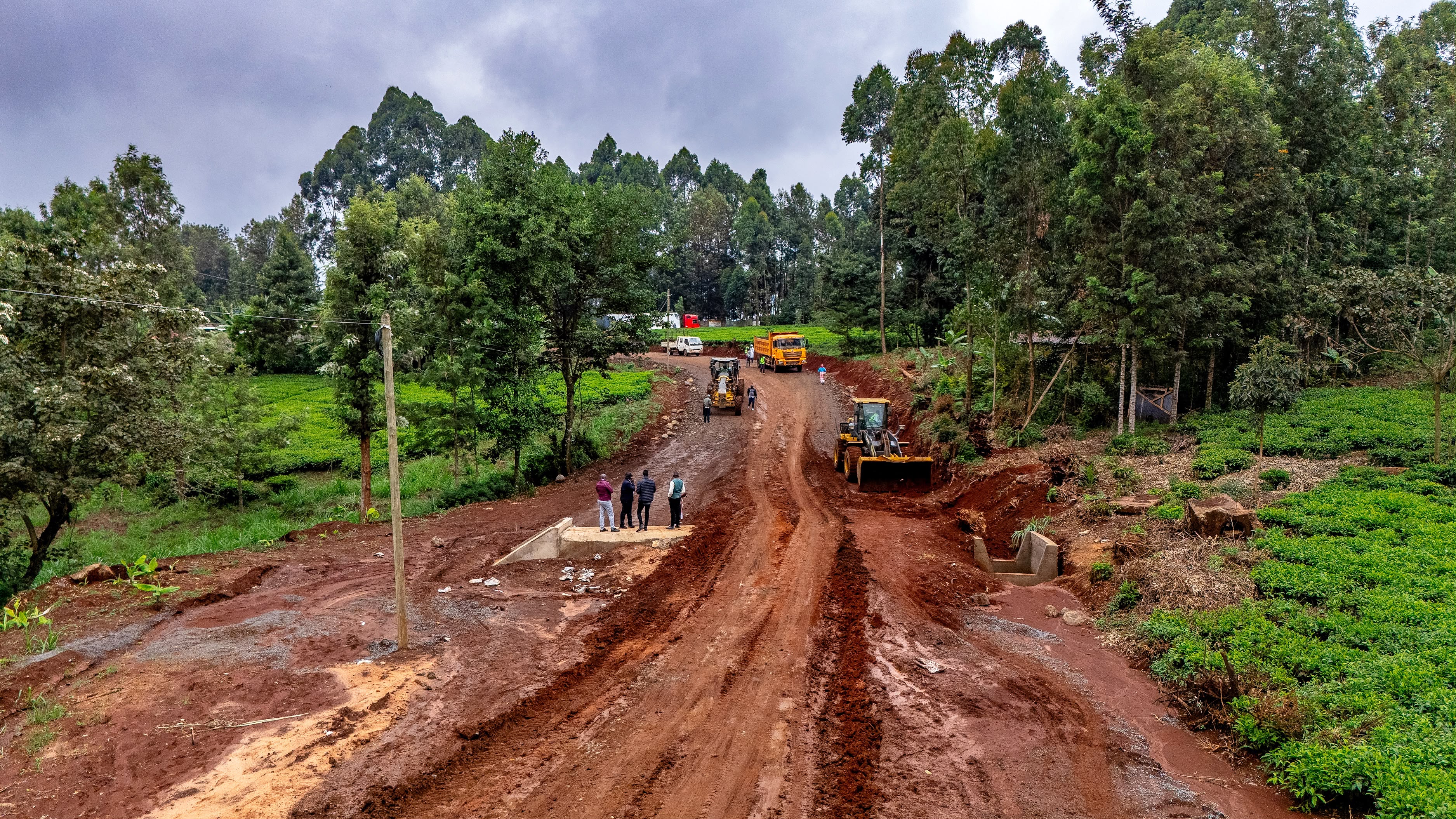 Kindiki inspects Sh2 billion Kirinyaga road project