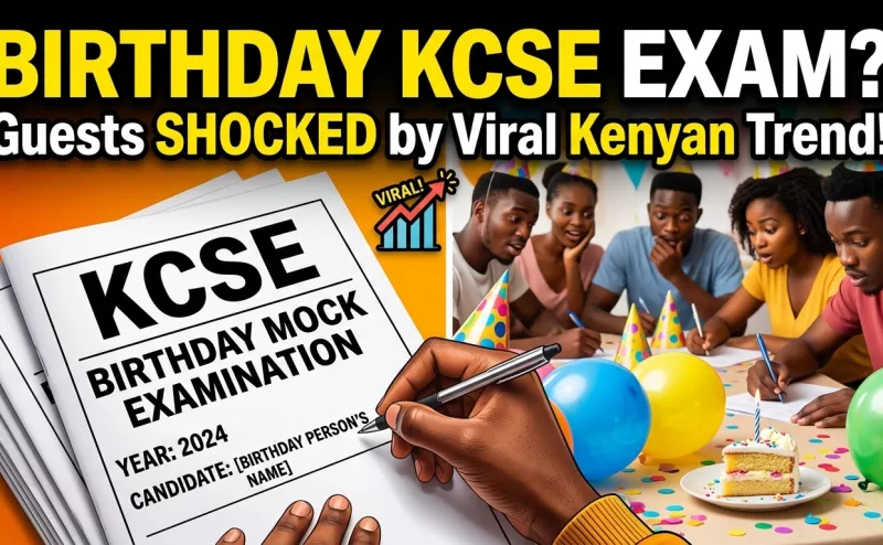 Inside Kenya's Viral Trend of KCPE and KCSE Birthday Exam Parties