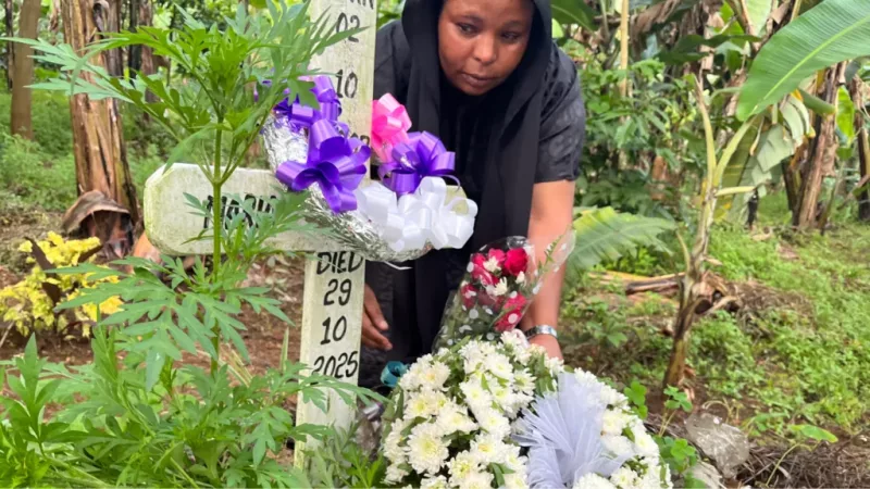 Neema Munuo, whose 18-year-old daughter Maria Chami was shot dead on the day of the election, wants the government to acknowledge her suffering/BBC