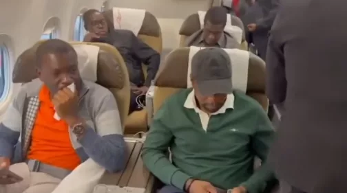Wacha tu': Sifuna recalls emotional flight that brought Raila's body home