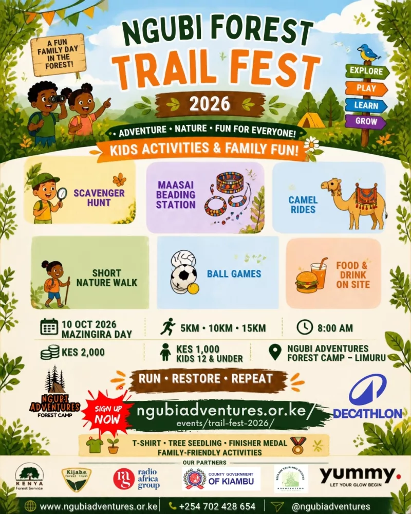 Run for the Forest: Family Trail Fest this Mazingira Day in Limuru