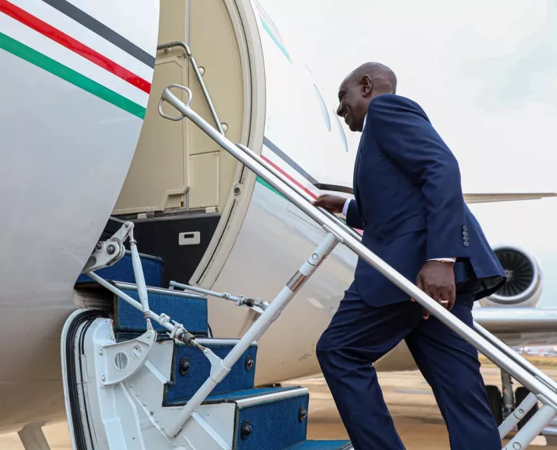 President William Ruto departs to Qatar for the UN Second World Summit for Social Development.