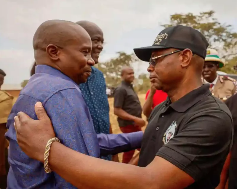 Deputy President Kithure Kindiki alongside Senate Speaker Amason Kingi/