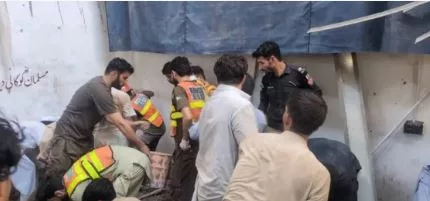 At least 18 pupils killed after school roof collapses in Pakistan