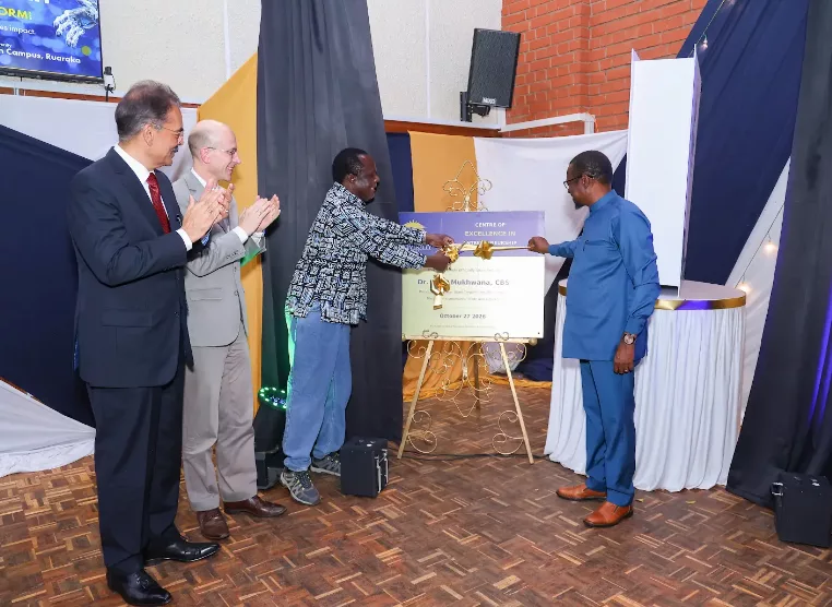 Industry Principal Secretary Dr Juma Mukhwana opens the fifth KCA University Innovation Week and Industry Summit at the university’s Ruaraka campus in Nairobi/HANDOUT