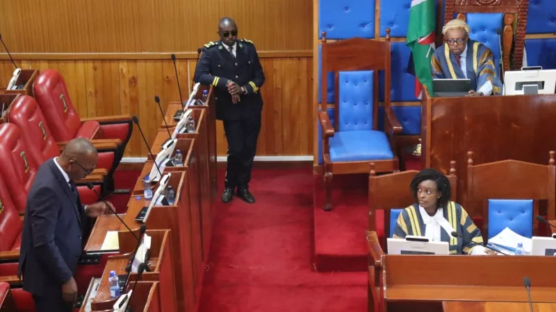 A session in Murang'a county assembly/ ALICE WAITHERA