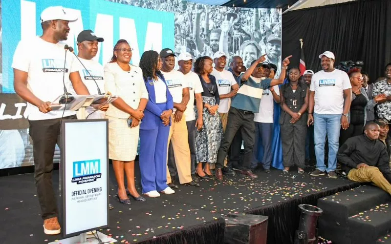 Some of the officials of the Linda Mwananchi Movement/X