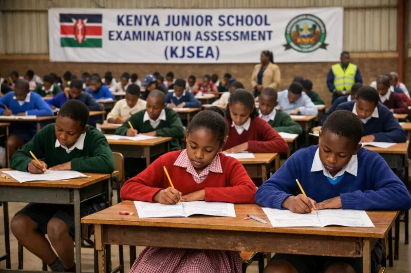 KJSEA candidates will sit three papers on Thursday, with the examinations scheduled to run from 8.30am to 4.10pm.