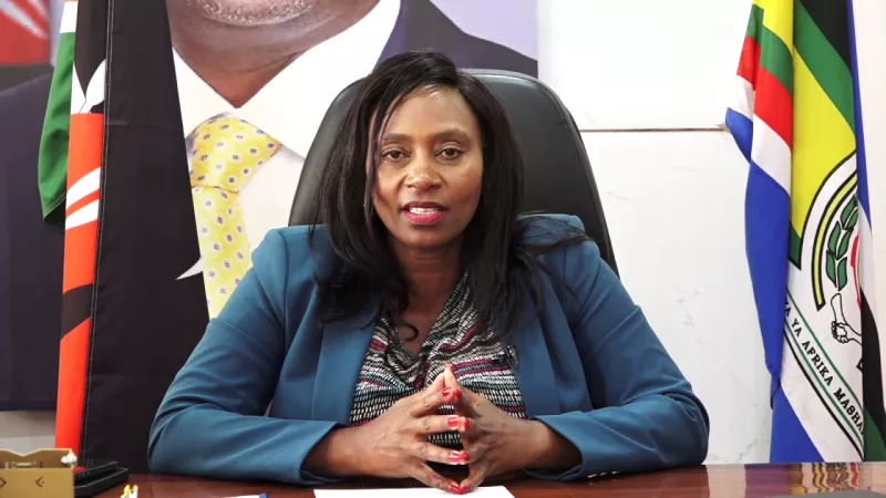 Public Health PS Mary Muthoni during a press conference in Nairobi on October 18, 2026/ ALICE WAITHERA