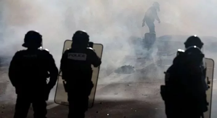 Teenager's hand blown off during demos in France